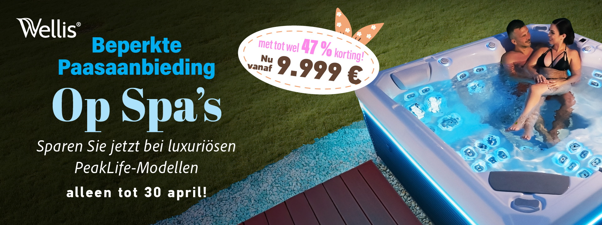 Beperkte Paasaanbieding op spa’s