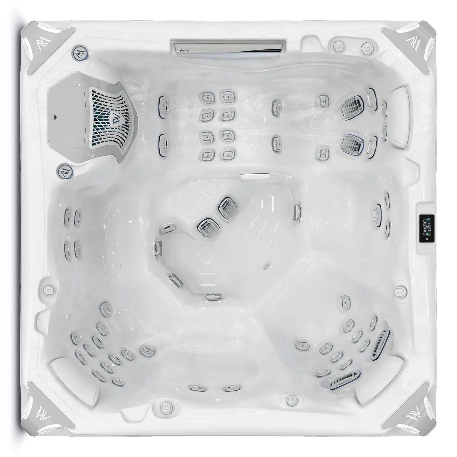 Kilimanjaro Life essential - Spa - Hottub - Ice White - top view